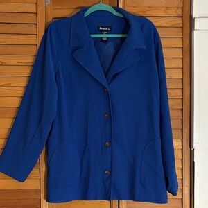 Denim&Co Royal Blue Women's Blazer